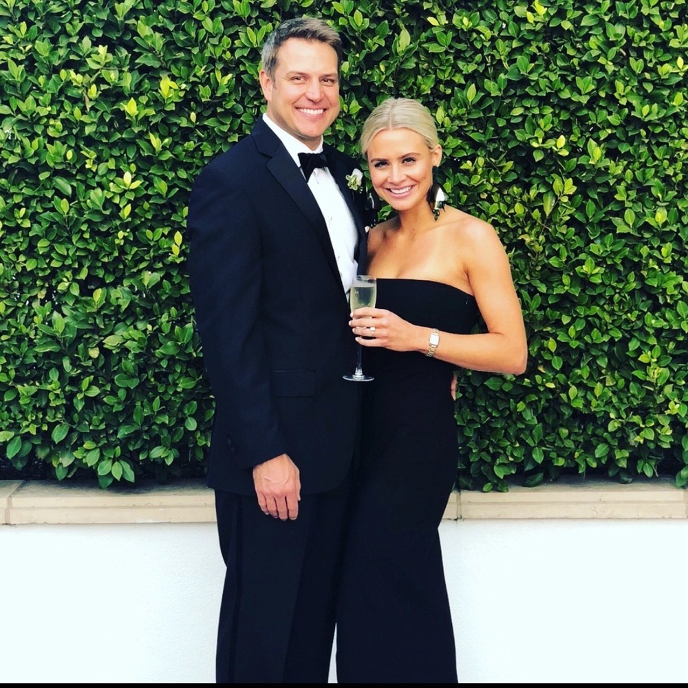 Likely Black Strapless Evening Dress